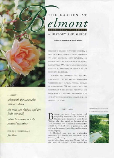 Belmont cover